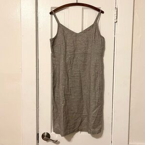 Eileen Fisher Gray Silver Linen Dress